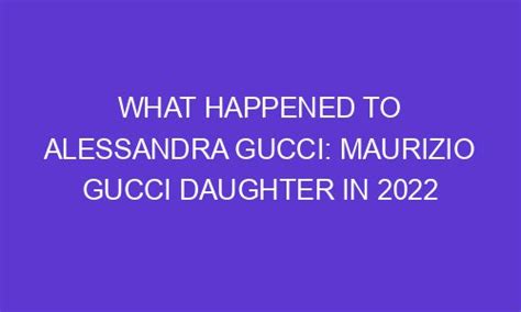 gucci maurizio fille|what happened to Maurizio Gucci.